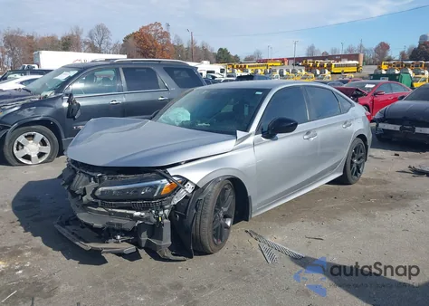 2023 Honda Civic Sport z USA, uszkodzony, nr VIN 2HGFE2F54PH532207